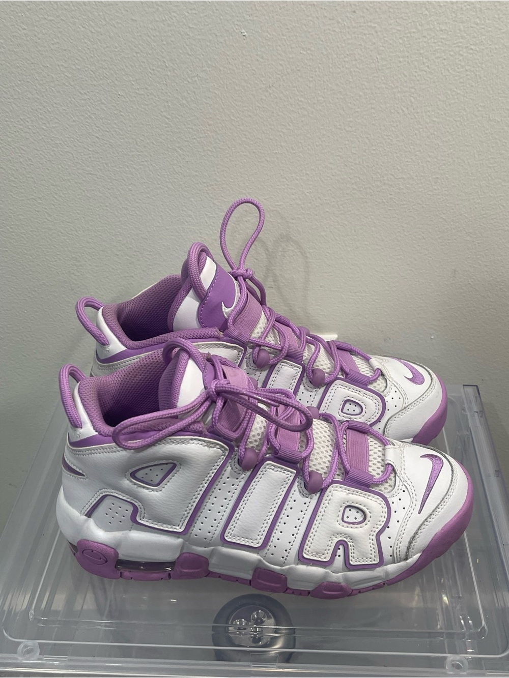 Nike Kids White and Lavender Trail Sneakers - Picture 2 of 6